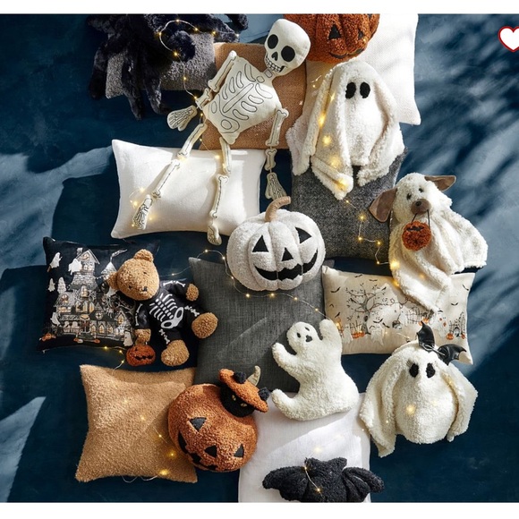 Jack-O’-Lantern Shaped Pillow - Picture 3 of 5